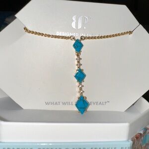 Elegant Turquoise and Gold Bracelet